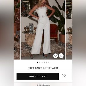 *BRAND NEW* Strapless White Jumpsuit !!!